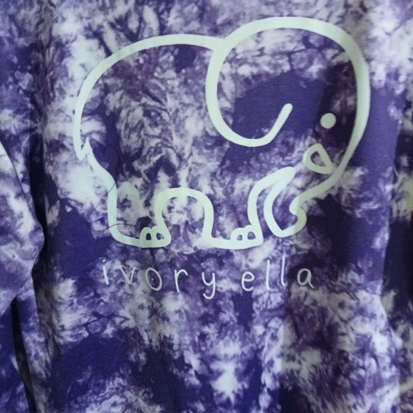 🎆🎈BUY 1 GET 1 FREE SALE Xinyiyifang Ella Ivory Tie Dye Long Sleeve T-Shirt Sz M - Picture 8 of 11